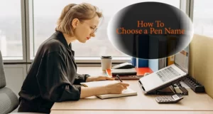 How to choose a pen name